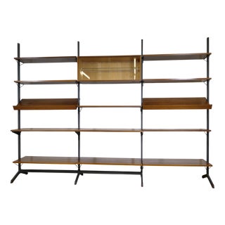 Mid-Century Freestanding Modular Shelving System by Olof Pira, 1960s For Sale