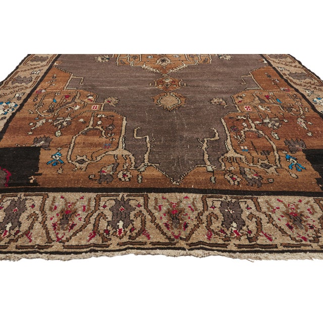 Vintage Turkish Kars Rug, 06'07 X 15'07 For Sale - Image 4 of 10
