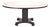 McKinnon and Harris Albemarle Limestone Garden Dining Table 63" For Sale