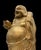 Antique Japanese Wooden Hotei with Gilt-Coloured Finish, Early Shōwa Period, 1920s-1940s For Sale - Image 13 of 15