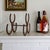 Metal Custom Made St Croix Forge Horseshoe Wine Holder Forest Lake Minnesota For Sale - Image 7 of 11