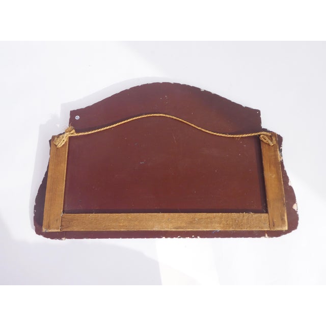 Antique Venetian Wall Mirror with Pink Frame, 1890s For Sale - Image 9 of 11