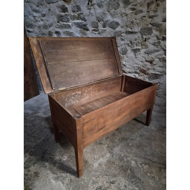 Antique 19th Century French Oak Flour Chest For Sale - Image 12 of 18