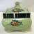 Green Early 1900's Hand Painted Porcelain Box Made in Japan For Sale - Image 8 of 11