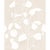 Contemporary Sample - Money Plant Wallpaper by Susan Hable in White on Cream For Sale - Image 3 of 3