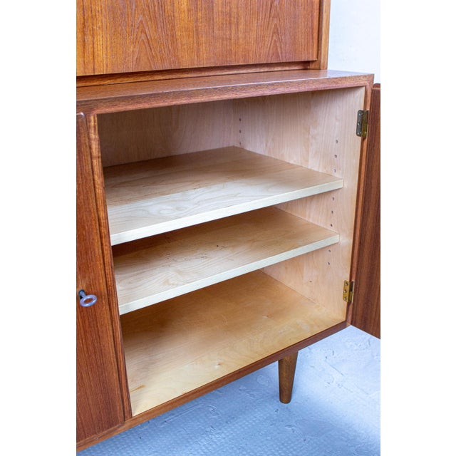 Danish Secretary in Teak by Poul Hundevad for Hundevad & Co., 1960s For Sale - Image 11 of 18