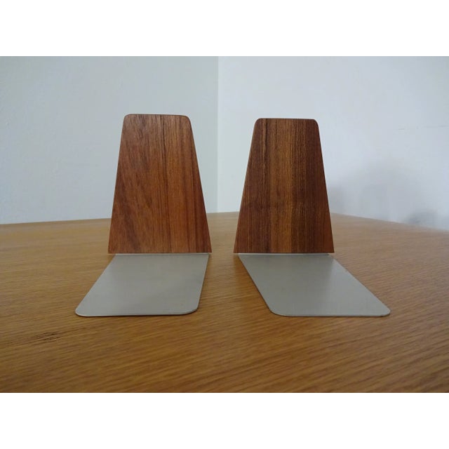 Danish Teak Bookends from Feldballes Møbelfabrik, 1960s, Set of 2 For Sale - Image 12 of 16