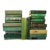 Curated Collection of 24 Antique and Vintage Green Hardcover Books, 1887–2000 For Sale