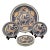 Late 20th Century Japanese Chinoiserie Serving Plates - Set of 6 For Sale