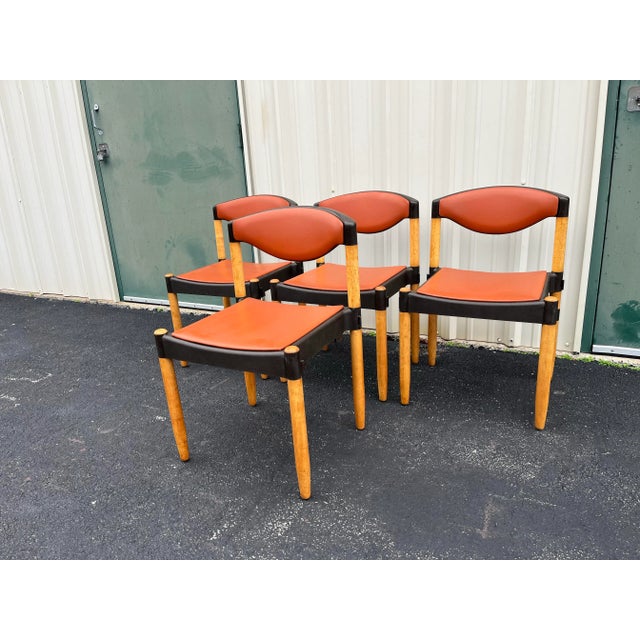 Wood Strax Chairs- Set of 4 by Hartmut Lohmeyer for Casala- 1970's Germany For Sale - Image 7 of 12