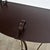 Brown Early 20th Century French Wrought Iron Demilune Console in New Powder-coat For Sale - Image 8 of 11