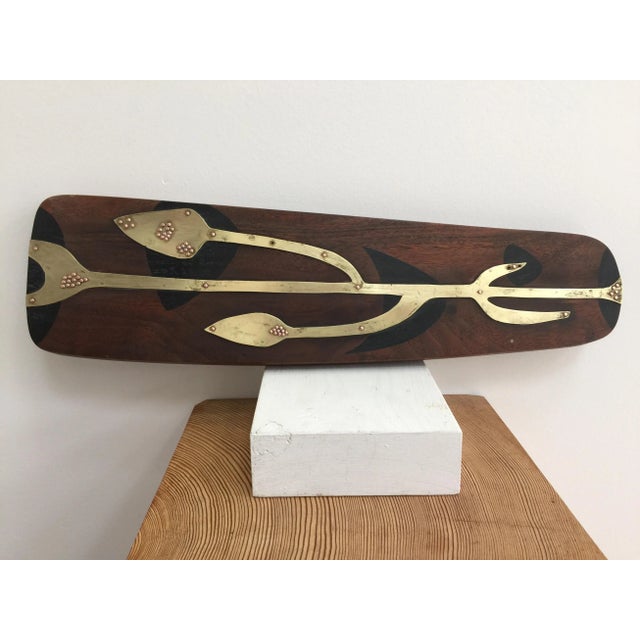1960s Mid-Century Modern Wall Sculpture For Sale - Image 5 of 9