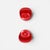 Set of two coat hooks, model 4702, designed by Olaf Von Bohr for Kartell in the 1970s. Awarded the Compasso d'Oro in 1979....
