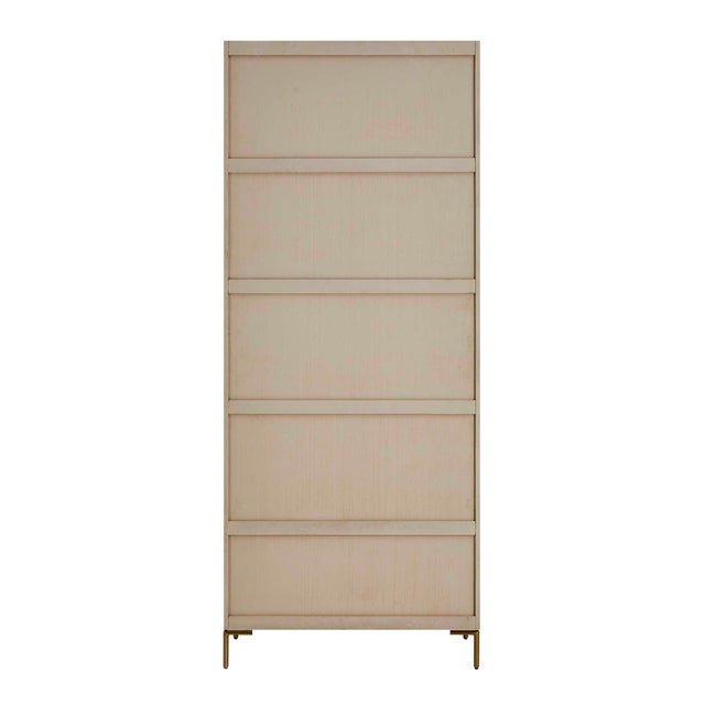 Wood Alessia Light Oak Etagere For Sale - Image 7 of 10