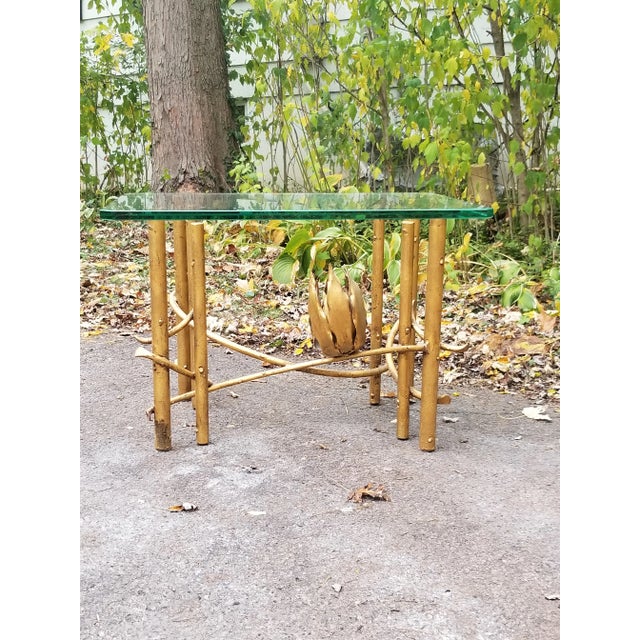 Hollywood Regency Silas Seandel Side Table For Sale In Chicago - Image 6 of 6