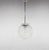 Mid-Century Czechoslovakian Clear Glass Ball Pendant Light, 1970s For Sale - Image 10 of 10