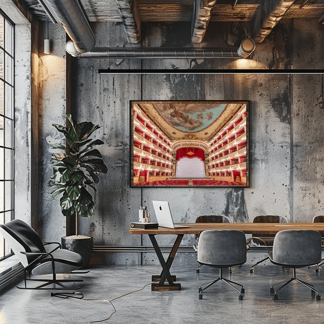 San Carlo Theatre, Naples, Italy 40x60 For Sale In Miami - Image 6 of 9