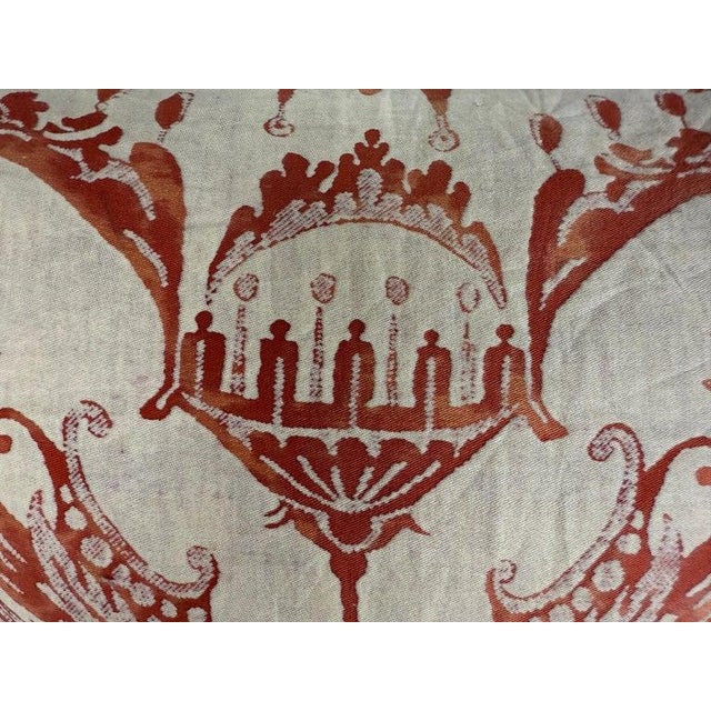 Renaissance Pair of Authentic Fortuny Mezzaro / Mezziano Textile Pillows For Sale - Image 3 of 6