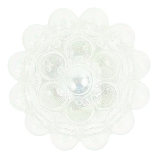 Mid-Century Modern Bubble Glass Flush Mount by Helena Tynell for Limburg, Germany, 1960s For Sale