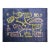 Vintage Andean Rug With Amaru Motif in Indigo and Ochre - Rug & Kilim For Sale