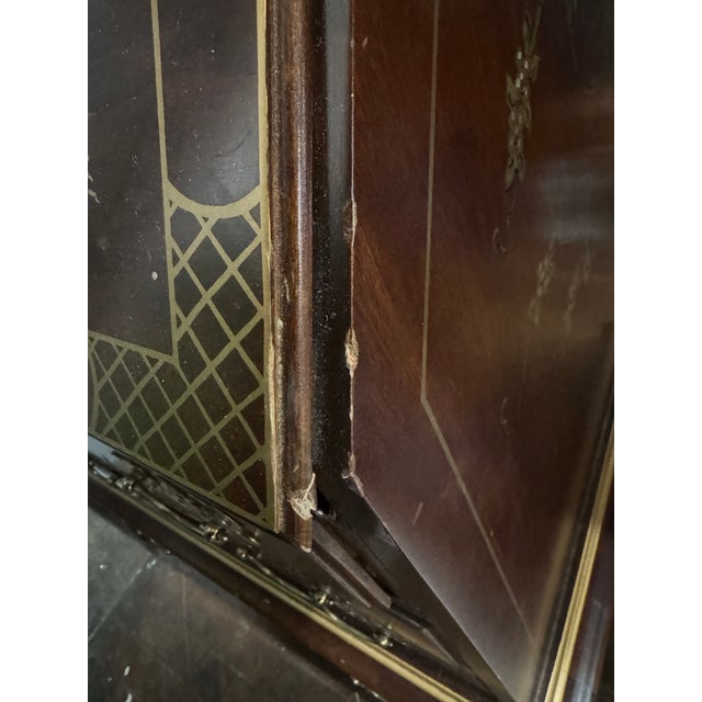 Late 20th Century Chinoiserie Secretary Desk With Glazed Cabinet by Jasper Cabinet For Sale - Image 11 of 11