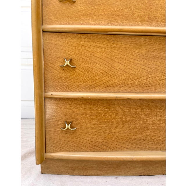 Blonde mid century hot sale dresser