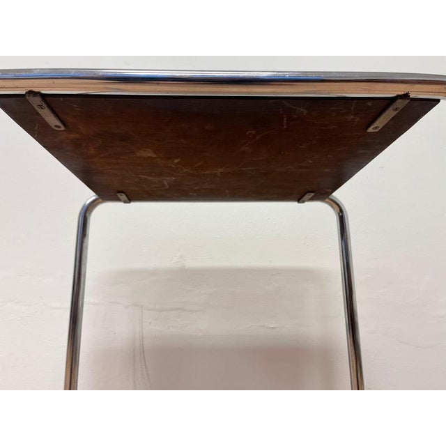 Bauhaus Vintage Bauhaus Chrome Side Table by Marcel Breue, 1930s For Sale - Image 3 of 9