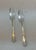 Frank Cobb & Co New 1980s Silver Plated 12 Pastry Forks Set , La Regence For Sale - Image 4 of 17