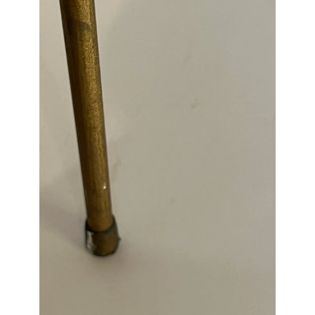 Hollywood Regency Three Tiered Brass Shelf Serving Table For Sale In Chicago - Image 6 of 8