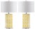 27 Inch H Table Lamp in Yellow - a Pair For Sale - Image 9 of 9