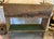 Avocado Antique Bucket Bench or Crock Shelf (W Original Green Milk Paint) For Sale - Image 8 of 13