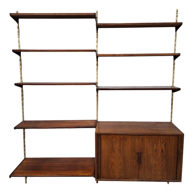 Rosewood Modular Shelf System by Kai Kristiansen for Fm Møbler, Denmark, 1960s For Sale