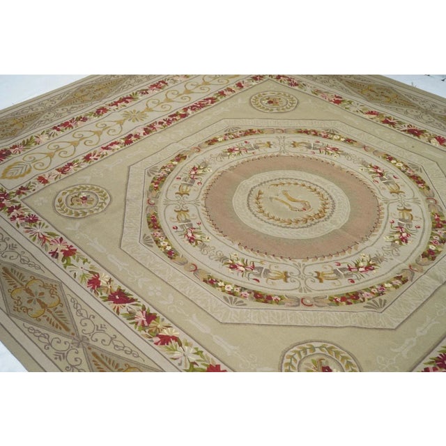 Aubusson Rug 7'8'' X 10'2'' For Sale - Image 9 of 11