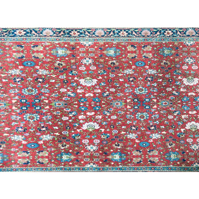 Vintage Persian Varamin Rug For Sale - Image 12 of 15