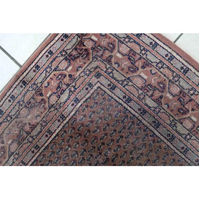 1970s Handmade Vintage Indian Seraband Rug 5.5' X 7.7' For Sale - Image 4 of 11