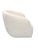 Beautiful Verellen accent chair featuring a rounded barrel silhouette, gently curved arms, and ivory textured upholstery....