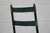 Pair of Jacques Adnet Distressed Green Leather & Black Metal Dining Chairs, France 1950s For Sale - Image 15 of 18