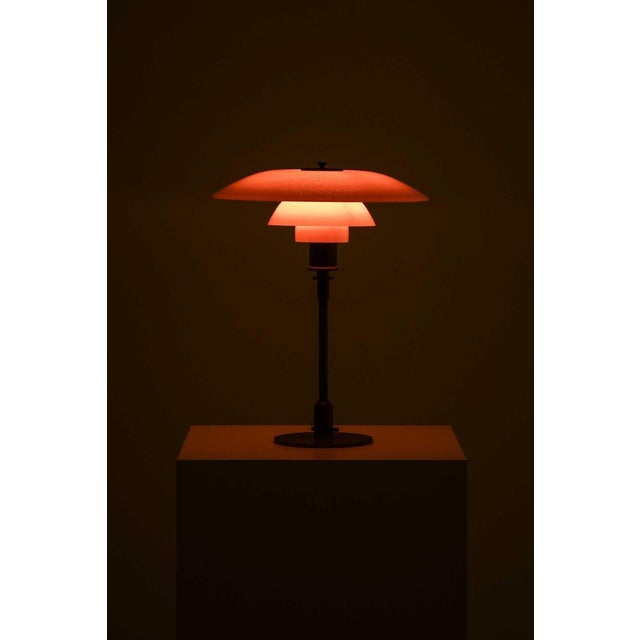 1920s PH-4/3 Table Lamp in Brass and Glass by Poul Henningsen for Louis Poulsen, 1927 For Sale - Image 5 of 11