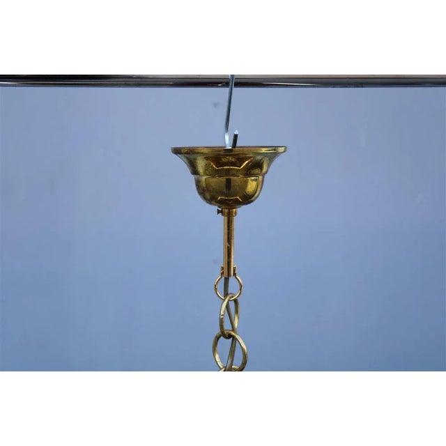 Chandelier in Brass and Bamboo, Italy, 1970s For Sale - Image 13 of 18