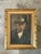 Vintage Framed Oil Portrait on Canvas For Sale - Image 4 of 13