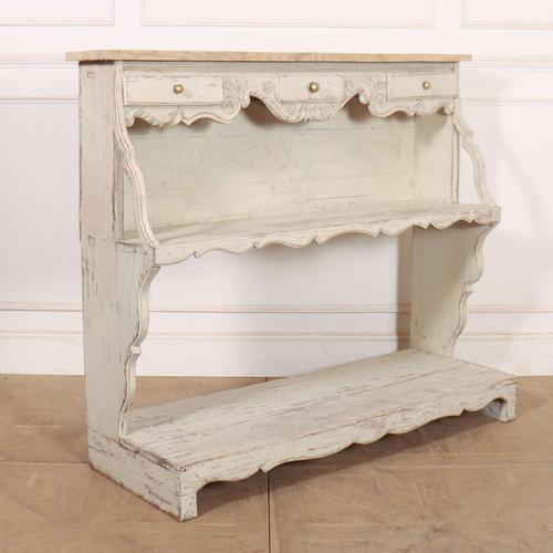 Swiss Carved and Painted Pine Serving Counter For Sale - Image 9 of 13