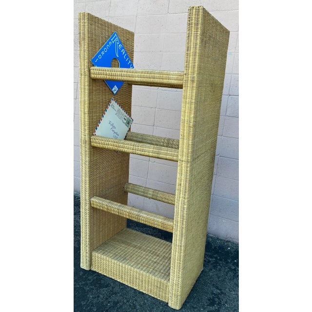 1970s Wicker Lp/ Record Library 1000+ Storage Capacity For Sale In Reno/Lake Tahoe - Image 6 of 12