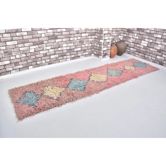 1950s Colourful Anatolian Hallway Runner Rug For Sale In Phoenix - Image 6 of 10