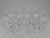 Mid-Century Modern Set of 11, Baccarat France "Longchamps" Pattern Sherry & Cordial Glasses For Sale - Image 3 of 5