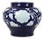 16th Century Chinese Ming Dynasty Blue Glaze White Flower Jar For Sale