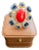 Bochic "Orient" Vintage Diamond, Blue Sapphire & Opal Ring Set 18K Gold & Silver For Sale