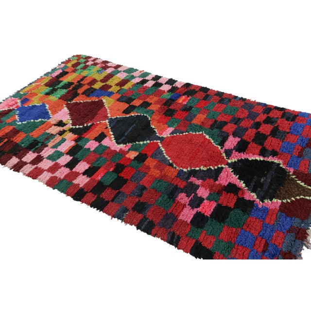 Rug & Kilim Vintage Moroccan Rug With Colorful Medallions and Patterns, From Rug & Kilim For Sale - Image 4 of 7