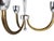 Mid-Century Modern Vintage Italian Brass and Chrome Plated Metal Pendant Lamp, 1940s For Sale - Image 3 of 10