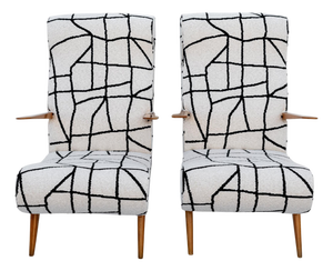 Armchairs, 1950s, Set of 2