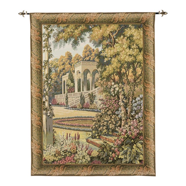 Lake Como Garden Loom Woven Tapestry - 83 X 74 Cm (2'9" X 2'5") - Requires Rod Size 2 For Sale